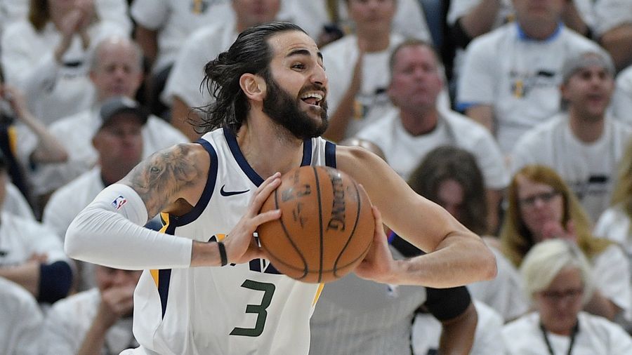Grim And Gritty Ricky Rubio Will Be Grimly And Grittily Cheering From The Bench In Game 1 Of Jazz-Rockets