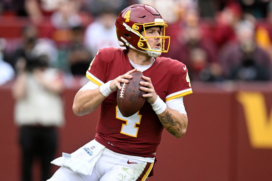 Taylor Heinicke’s time as the starter is likely coming to an end in Washington once the season wraps up