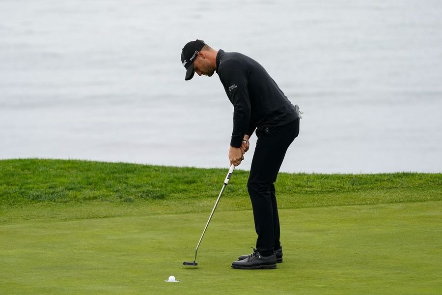 Final round at Pebble Beach on hold due to weather