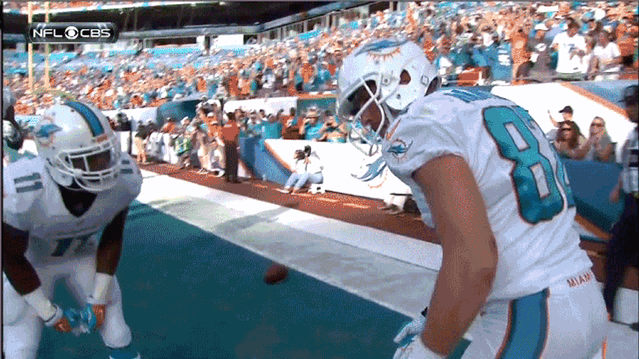 Brian Hartline Flagged For Golfing Touchdown Celebration