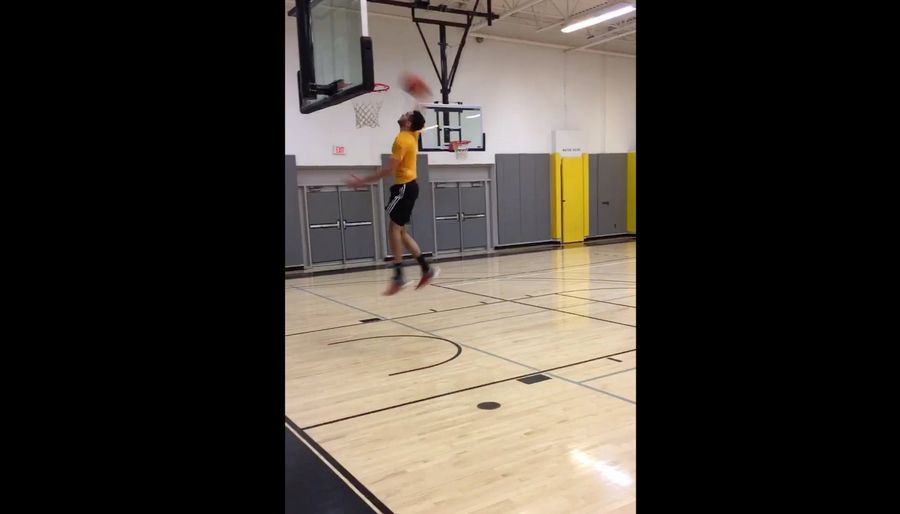 Dude Misses Dunk, Somehow Produces A Spectacular Highlight Anyway