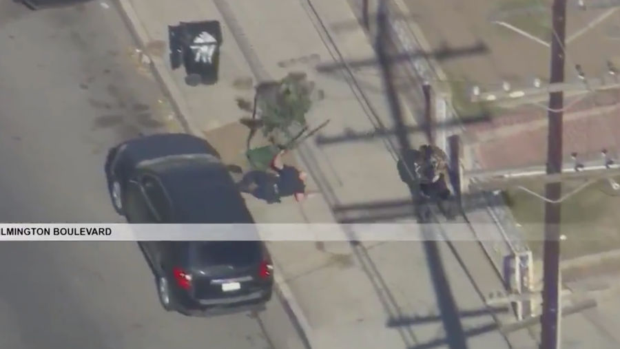 In these trying times, let’s all come together to laugh at a cop eating it
