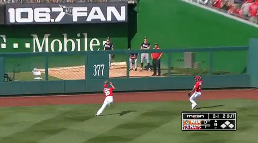 Steven Souza's Brilliant Catch Completes Jordan Zimmermann's No-Hitter