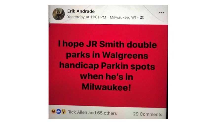 Lawsuit: Milwaukee Officer At Sterling Brown Arrest Joked About It On Facebook, Hoped To Do The Same To J.R. Smith