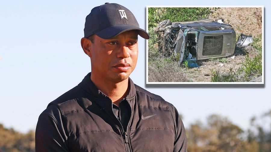 Tiger Woods injured in single-car rollover crash, rushed to hospital for surgery
