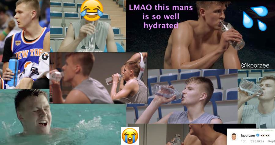 People Can't Get Enough Of The "Hydrating Kristaps" Meme
