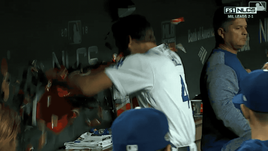 Rich Hill Surrenders Lead, Takes It Out On Candy