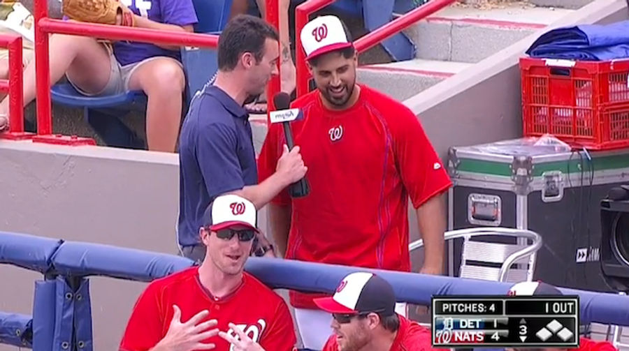 Gio Gonzalez Successfully Plays The Meow Game During Interview