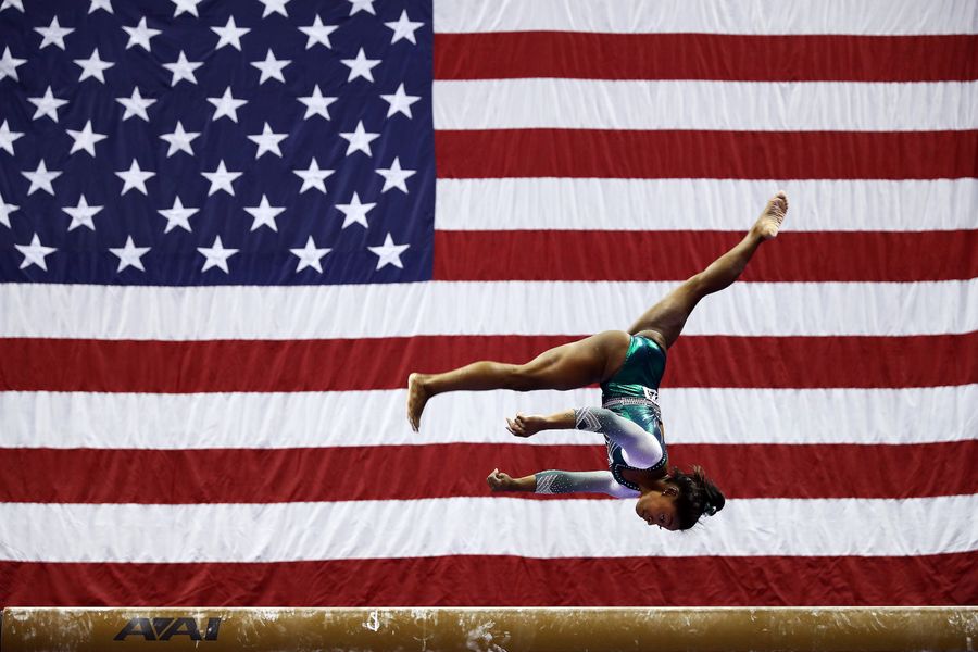 Simone Biles Dissatisfied With Her Own Performance That Included History-Making Dismount