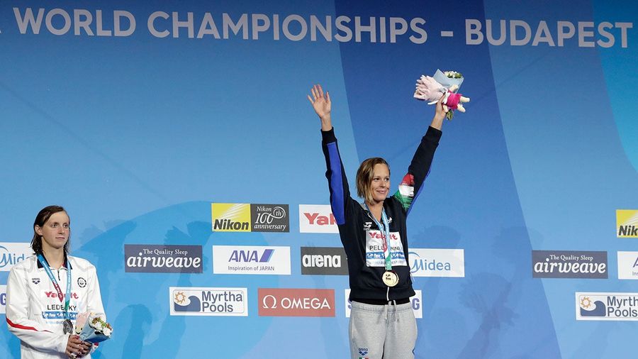 Katie Ledecky Loses