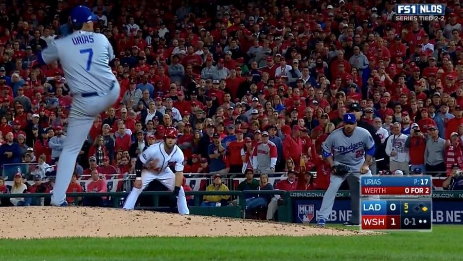 Did Julio Urias Commit A Balk When He Picked Off Bryce Harper?