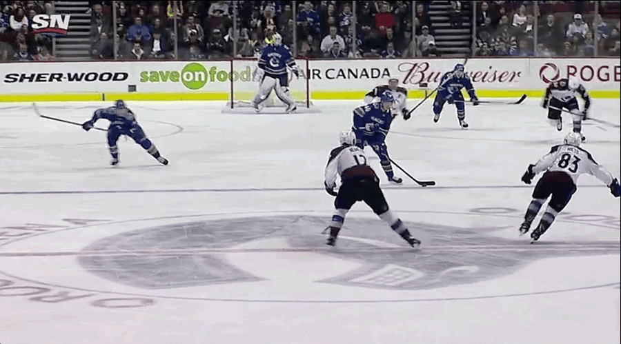 Elias Pettersson And Brock Boeser Do Their Best Sedin Twins Impression With This Beautiful Goal<em></em>