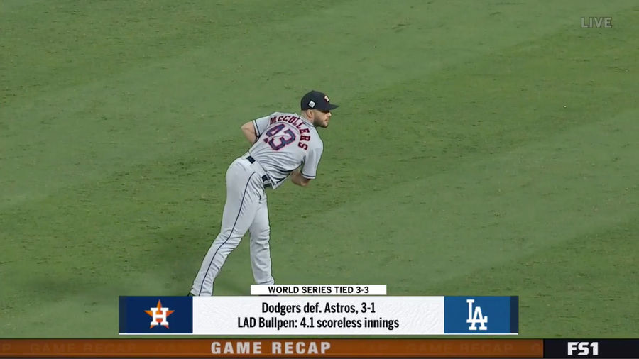 Lance McCullers Starts Warming Up For Game 7 Immediately After Game 6