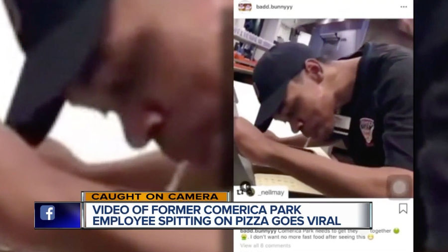 Report: Comerica Park Employee In Police Custody After Spitting On Pizza