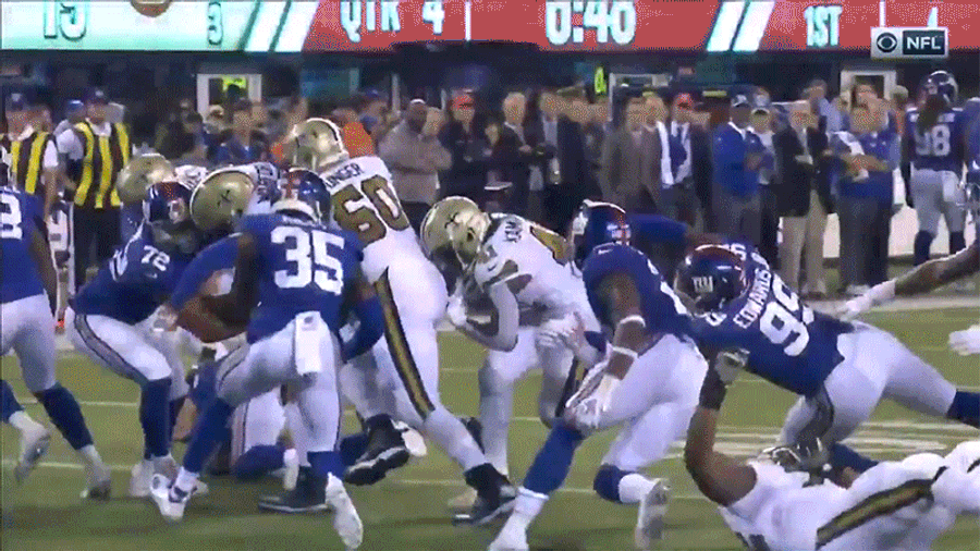 Alvin Kamara Never Goes Backwards