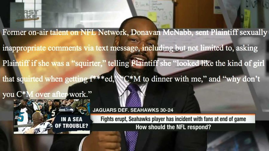 ESPN Suspends Donovan McNabb, Eric Davis After NFL Network Sexual Harassment Suit