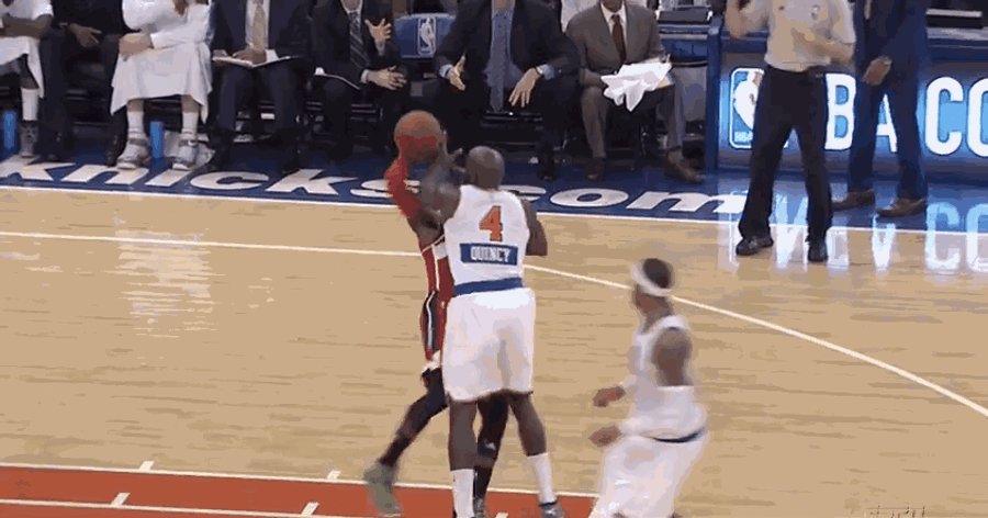 Quincy Acy Tries To Swing On John Wall, Small Brawl Ensues