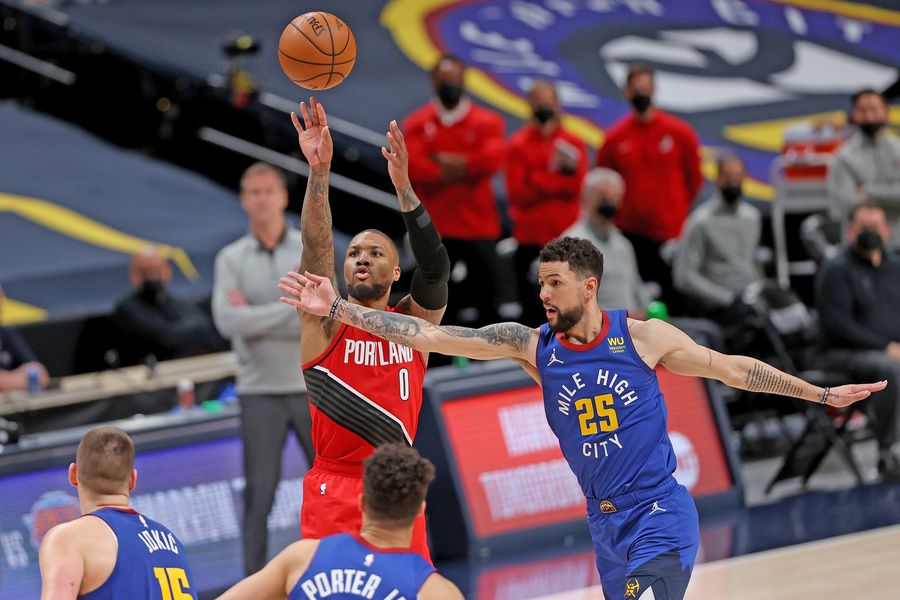 I enjoy whatever sport it is Damian Lillard plays
