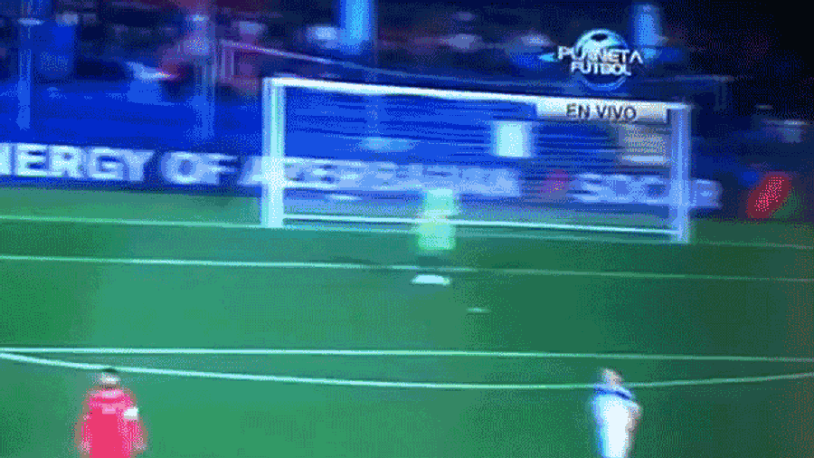 Russian Goalkeeper Takes A Flare To The Back Of His Head [UPDATE]
