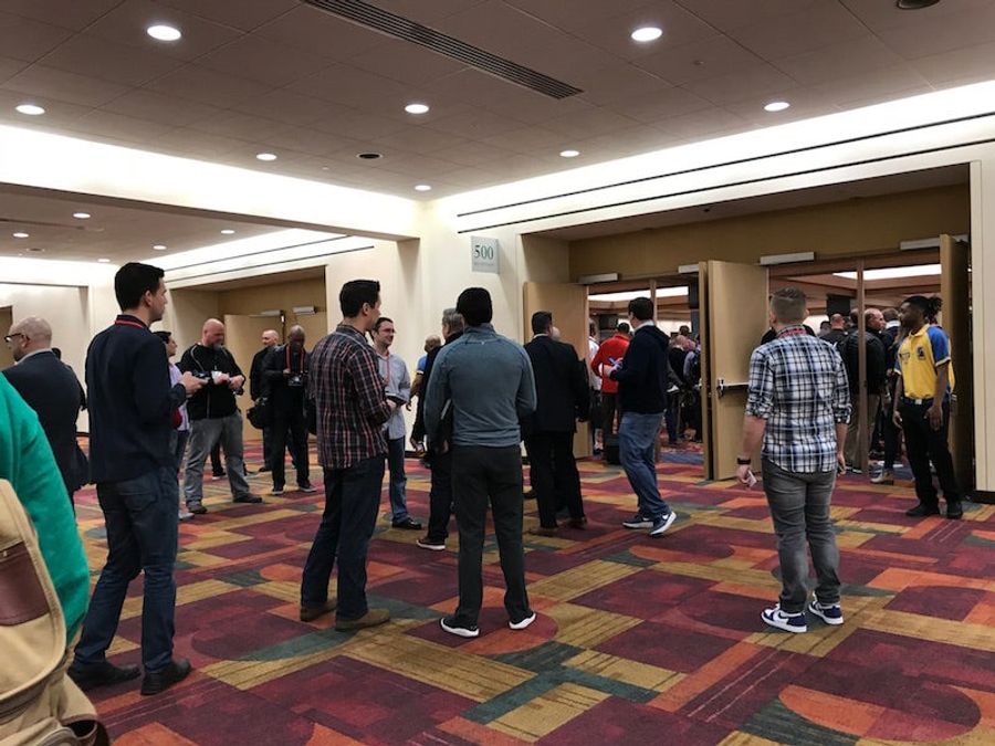 For Reporters, The NFL Combine Can Be One Awkward Feeding Frenzy