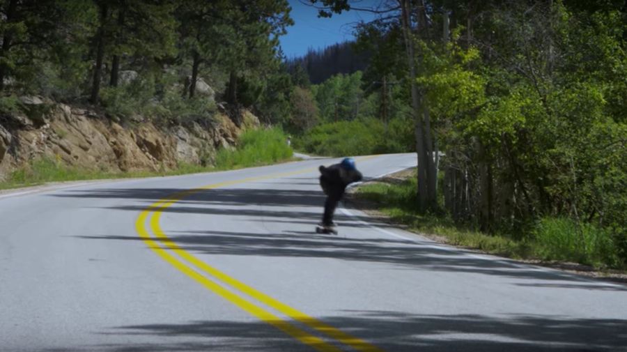 Watch This Gnarly Dude Break The World Skateboarding Speed Record