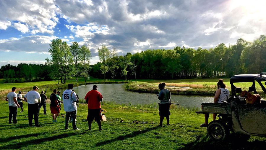 Carson Wentz Takes His Offensive Line Hunting, Apparently Neglects To Show Them Proper Gun Safety