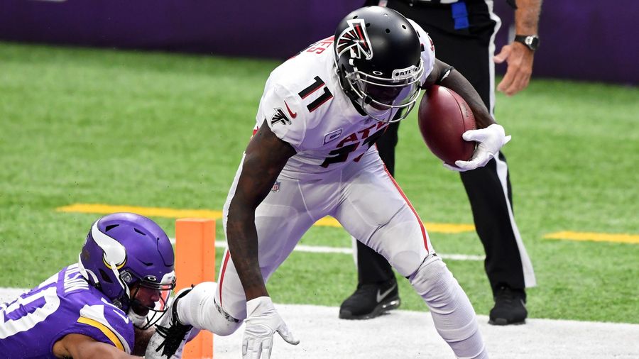 Tom Brady is the first quarterback that can finally get Julio Jones more than 10 touchdowns in a season