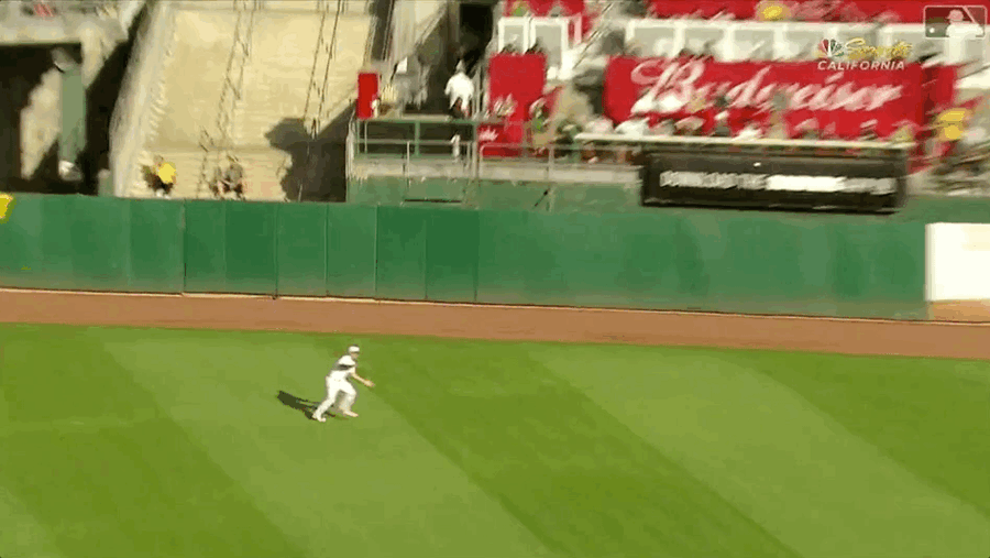 Someone Please Tell Me How The Hell Stephen Piscotty Made This Catch