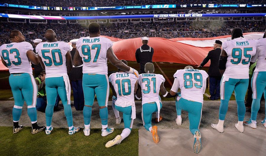 Report: Dolphins List Anthem Protests As Punishable Offense