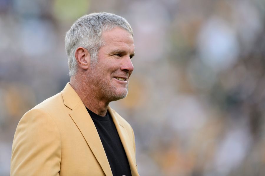 Of all people for Brett Favre to publicly stump for, he chose Tucker Carlson