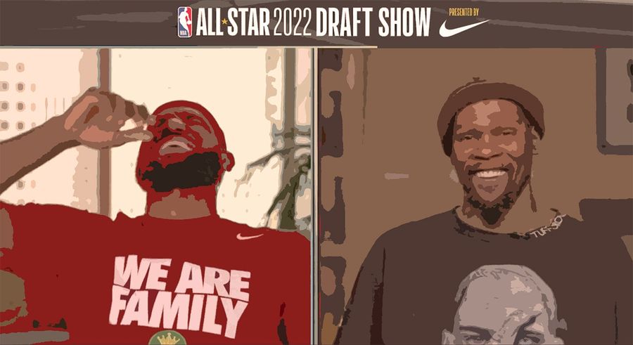 Kevin Durant makes James Harden the last pick on the playground... and it's awesome