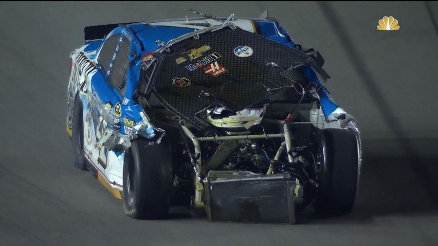 It Takes Just A Second To Wreck A Dozen Cars At Daytona