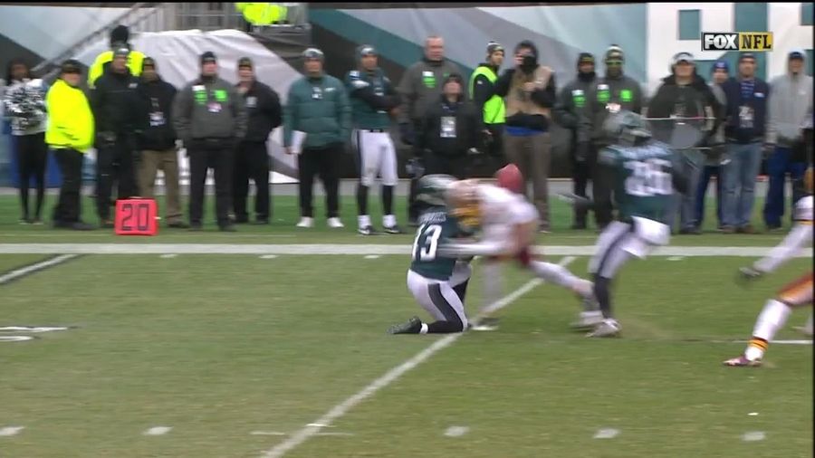 Deshazor Everett Lays Out Darren Sproles Before He Can Even Catch The Punt