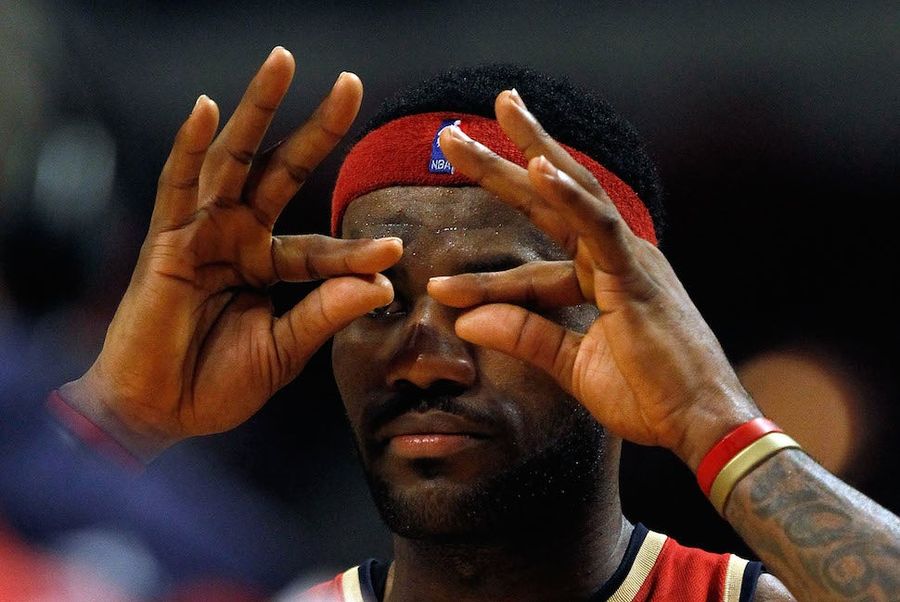 The Cavaliers And Heat Can't Make That Three-Point Goggle Sign In Brazil