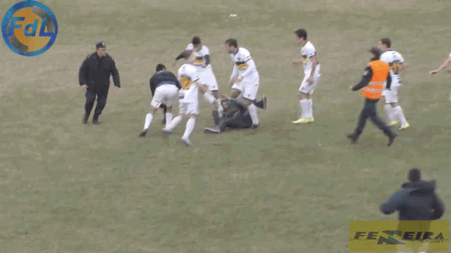 Soccer Team Kicks Opponent&#39;s Ass In Game; Fans Literally Kick Opponent&#39;s Ass After It
