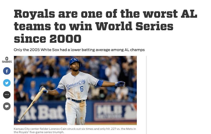 Fox Sports Publishes, Deletes Bad Royals Blog