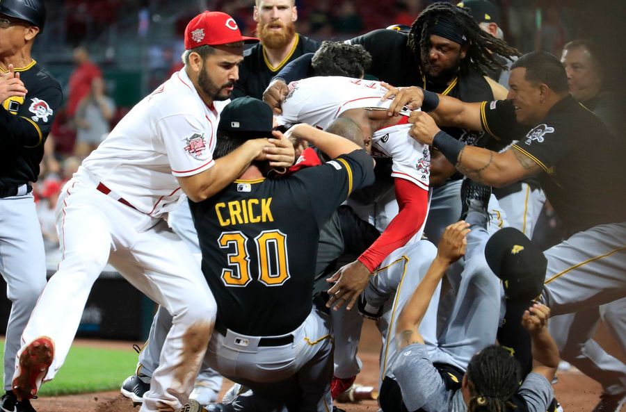 MLB Suspends Four Pirates, Three Reds, One Guy Who&#39;s Now On A Different Team For Brawl