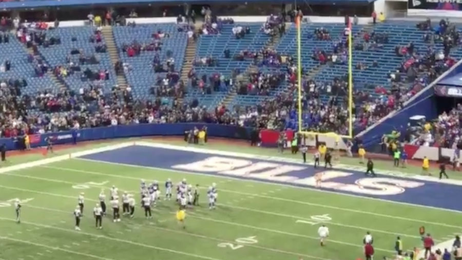Even A Naked Idiot On The Field Found The End Zone In Buffalo<em></em>
