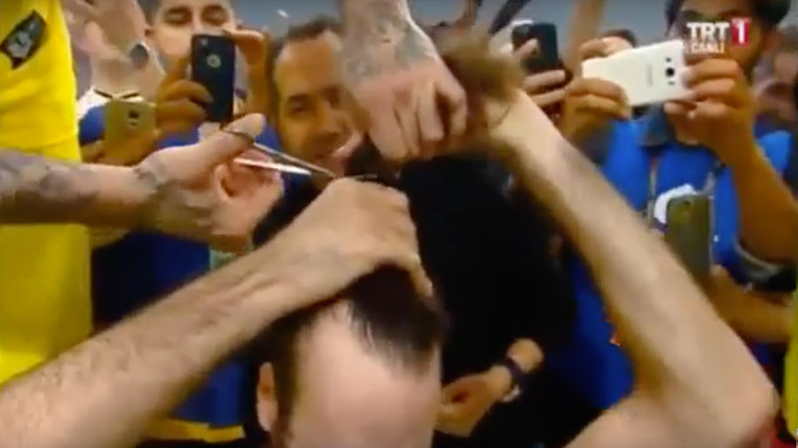 Team Celebrates Euroleague Title By Chopping Off Player's Man Bun