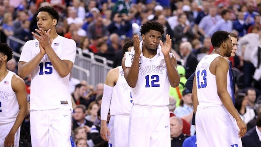Duke Just Routed Michigan State, So Let's Re-live Coach K On His Stool