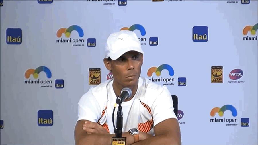 Reporter Congratulates Loser Rafael Nadal On Win