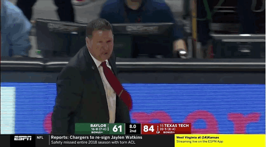 Chris Beard Gets Unnecessarily Upset Over A Walk-On's Late Dunk