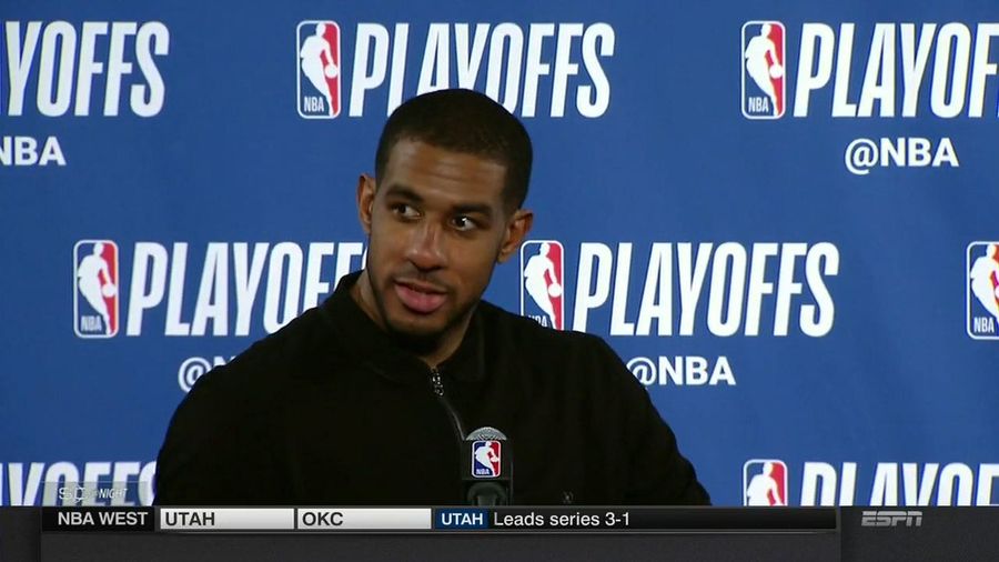 LaMarcus Aldridge Enjoys Playoffs&#39; Shortest Press Conference