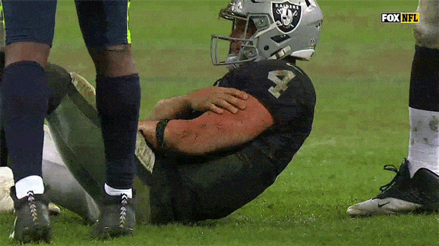 Report: Derek Carr Has Lost The Confidence Of His Teammates, Possibly Because He Cried