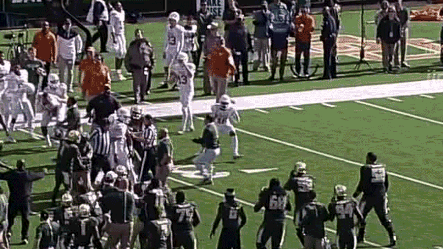 Texas, Baylor Team Up To "Fight" Each Other