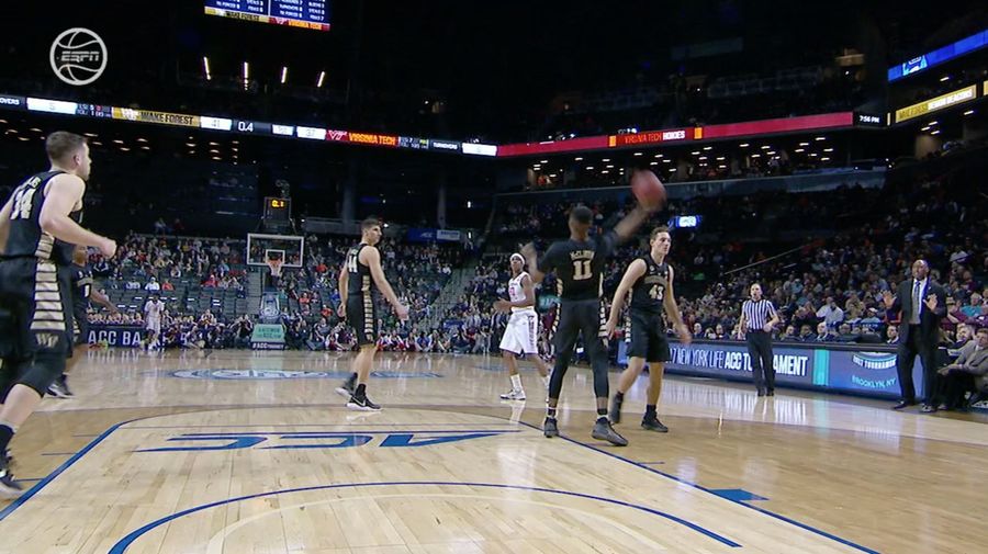 Wake Forest's Greg McClinton Nails Casual Buzzer-Beater From Goddamn Mars
