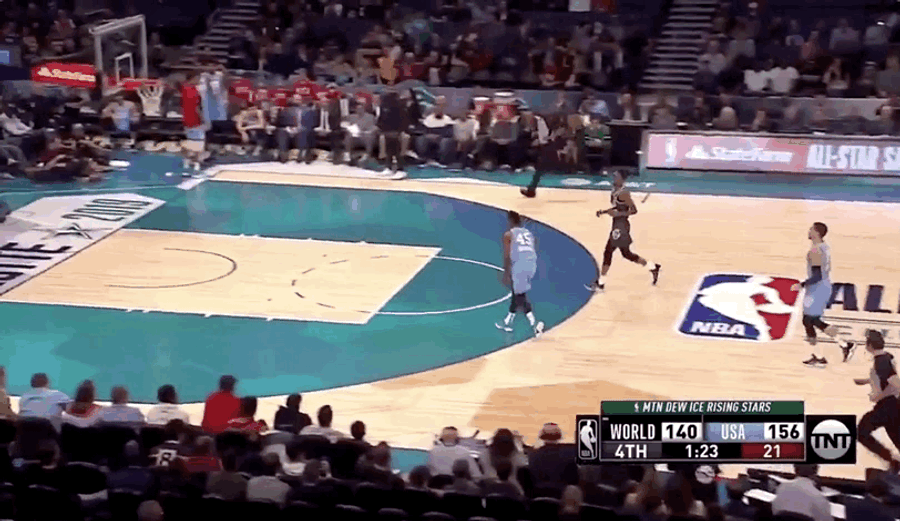 The NBA Rising Stars Challenge Featured A Strong Collection Of Apathetic Highlight Attempts