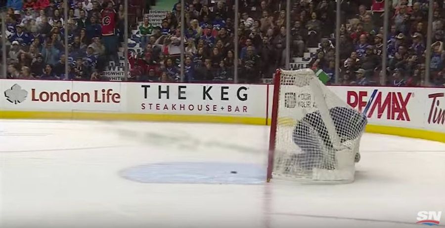 Vancouver Canucks Score On Themselves