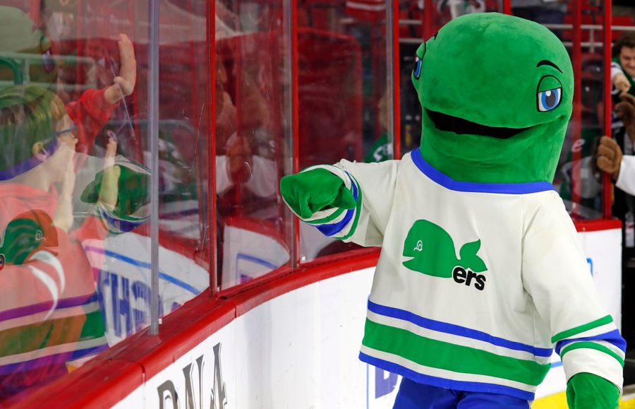 HEAR IT: Whale of a performance by NWHL star with a capella 'Brass Bonanza,' because why not?