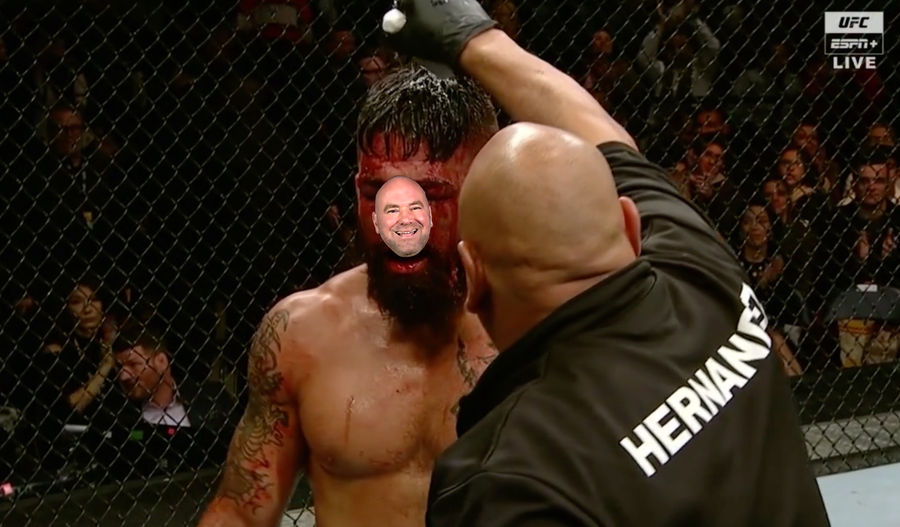 Mike Perry's Nose Was Thoroughly Fucked Up By A Knee